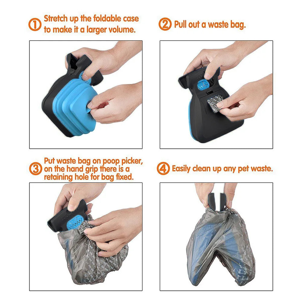Petplify Scooper Clean™ — ¡Recoge sin tocar y mantén tus paseos siempre limpios!